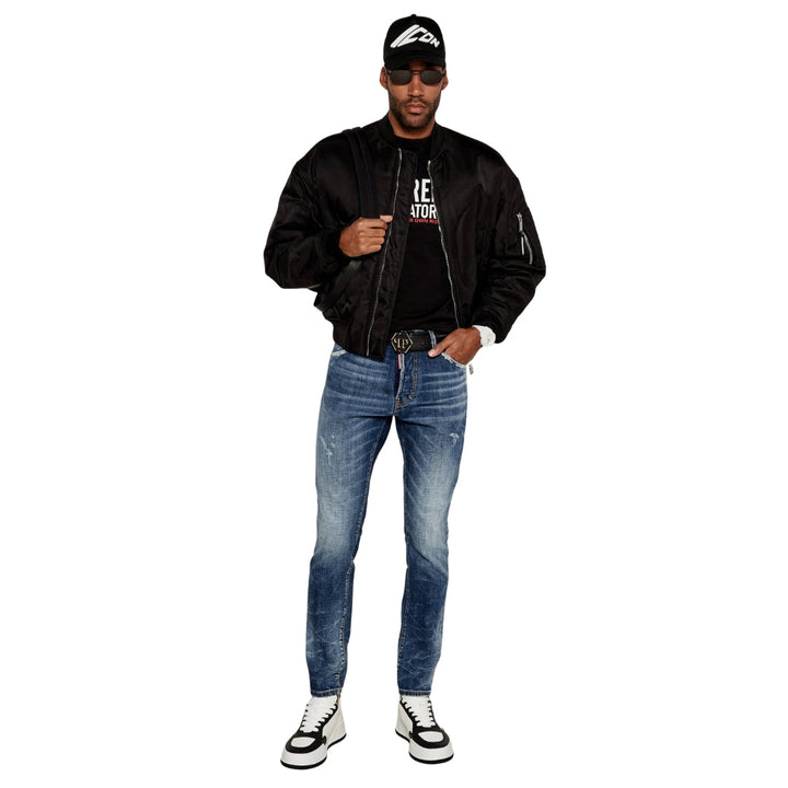 Dsquared2 Medium Reflective Lake Wash Cool Guy Jeans Navy Blue W32