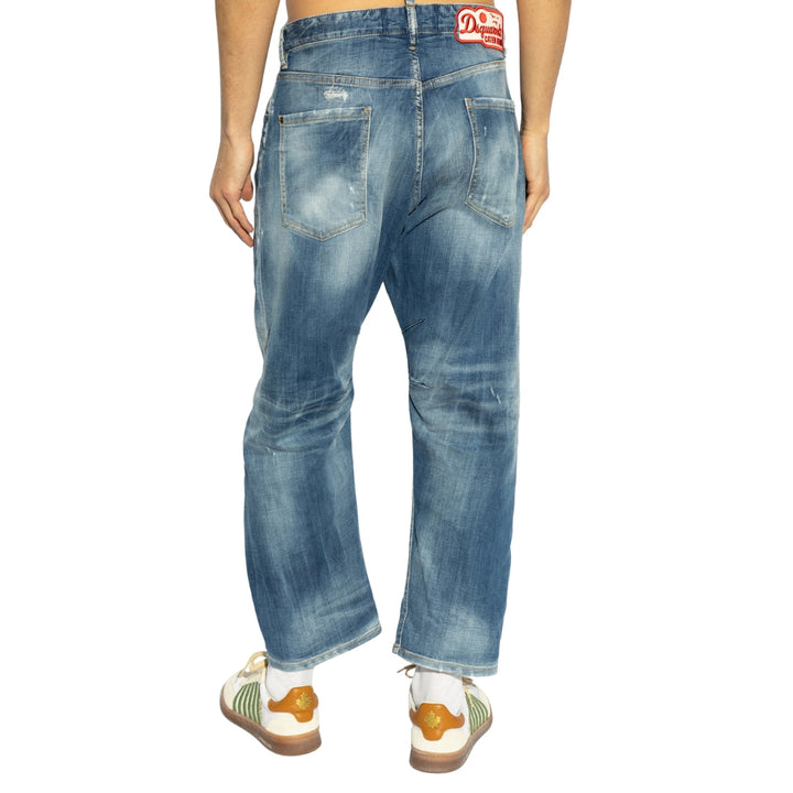 Dsquared2 Medium Small Hole Wash Kawaii Jeans Navy Blue W32