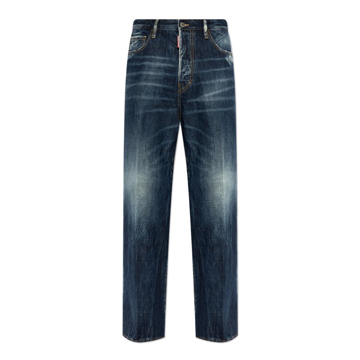 Dsquared2 Be Cool Be Nice Wash Loose Jeans Navy Blue W26