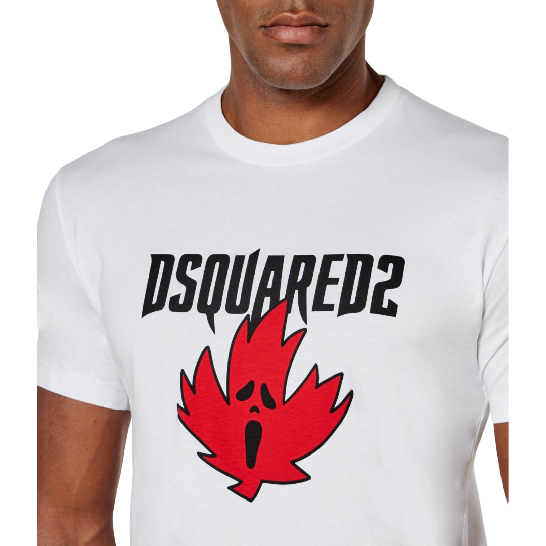 Dsquared2 Ghost Maple Leaf Cool Fit T-Shirt White M