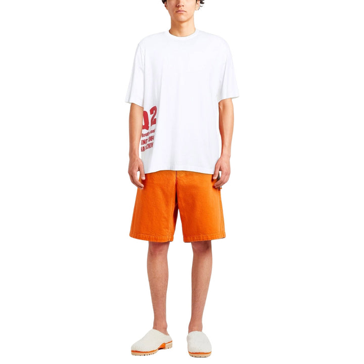 Dsquared2 Fish Logo T-Shirt White M