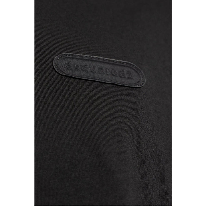Dsquared2 Loose Fit Cotton T-Shirt Black M