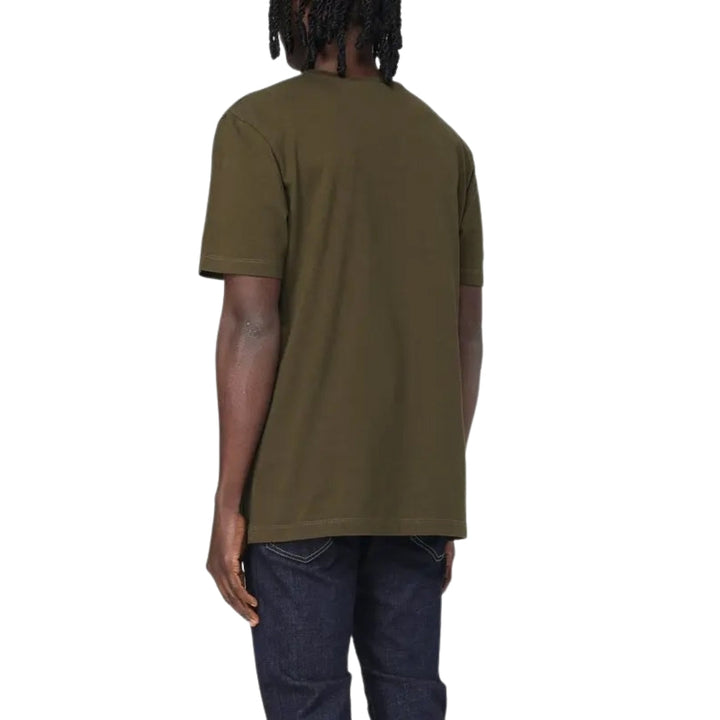 Dsquared2 Regular Fit Rubber Logo T-Shirt Military XS