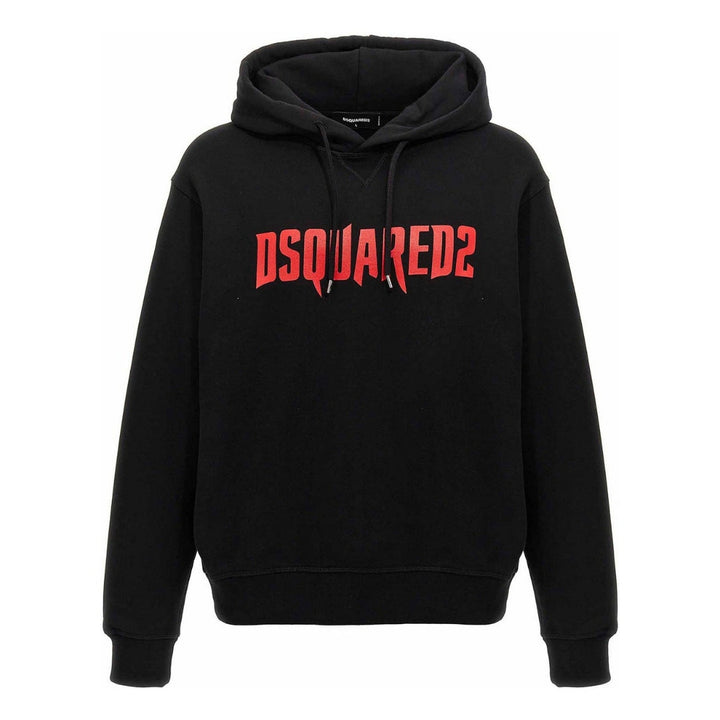 Dsquared2 Printed Hoodie Black M