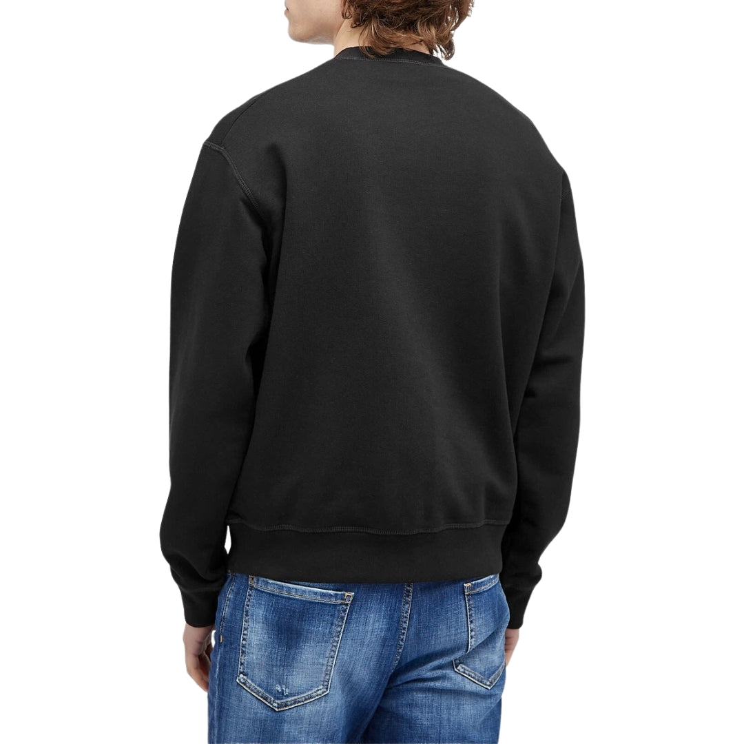 Dsquared2 Horror Maple Leaf Cool Fit Crewneck Sweatshirt Black M