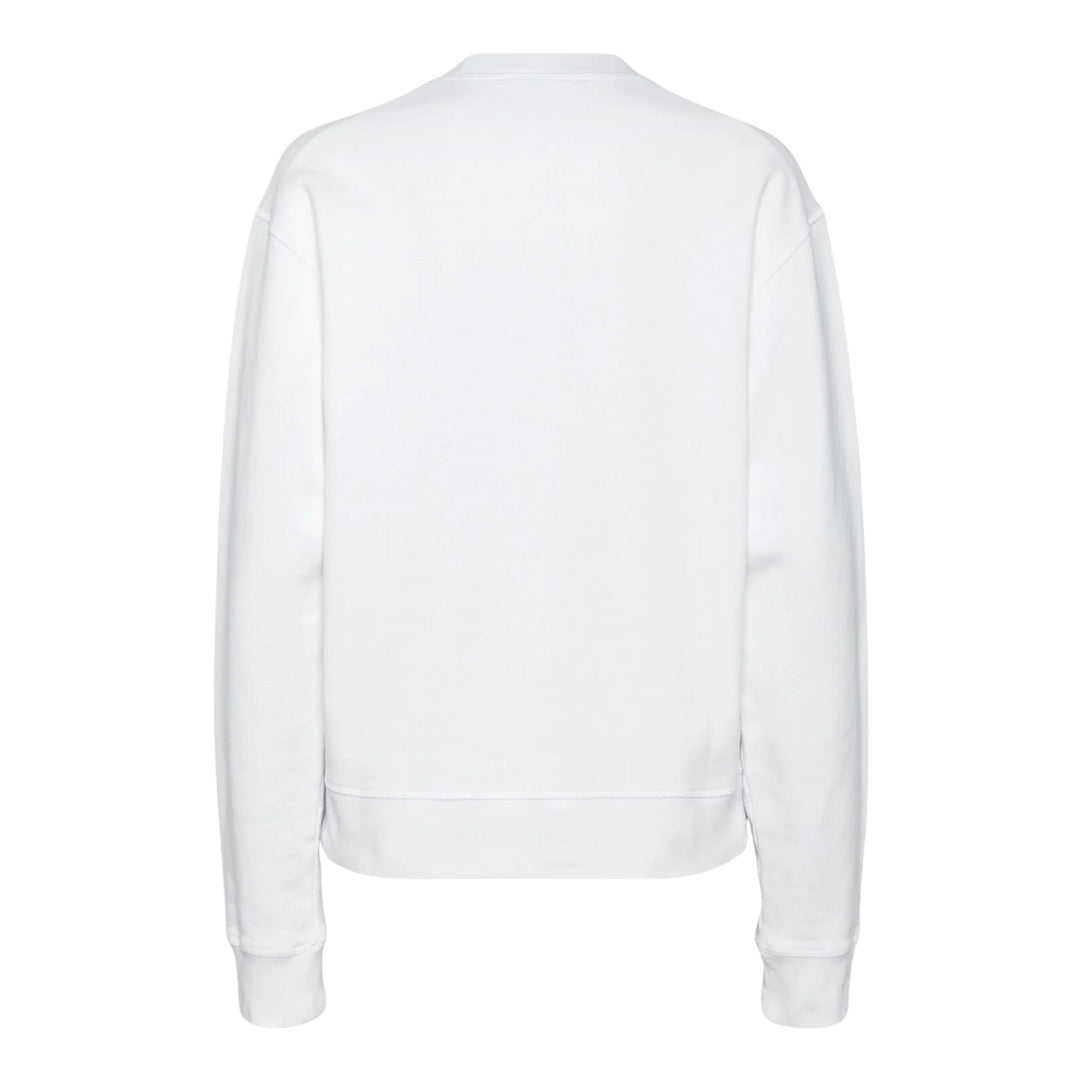 Dsquared2 Cool Fit Dsquared2 Milano Sweatshirt White Ochre Print S