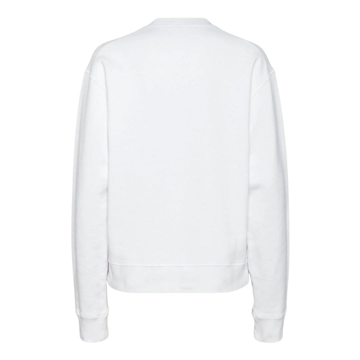 Dsquared2 Cool Fit Dsquared2 Milano Sweatshirt White Ochre Print S