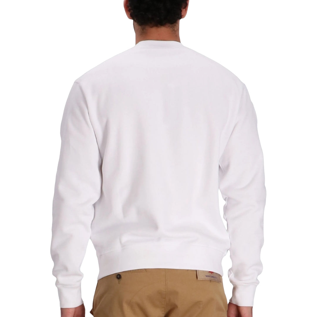 Dsquared2 Cool Fit Dsquared2 Milano Sweatshirt White Ochre Print S