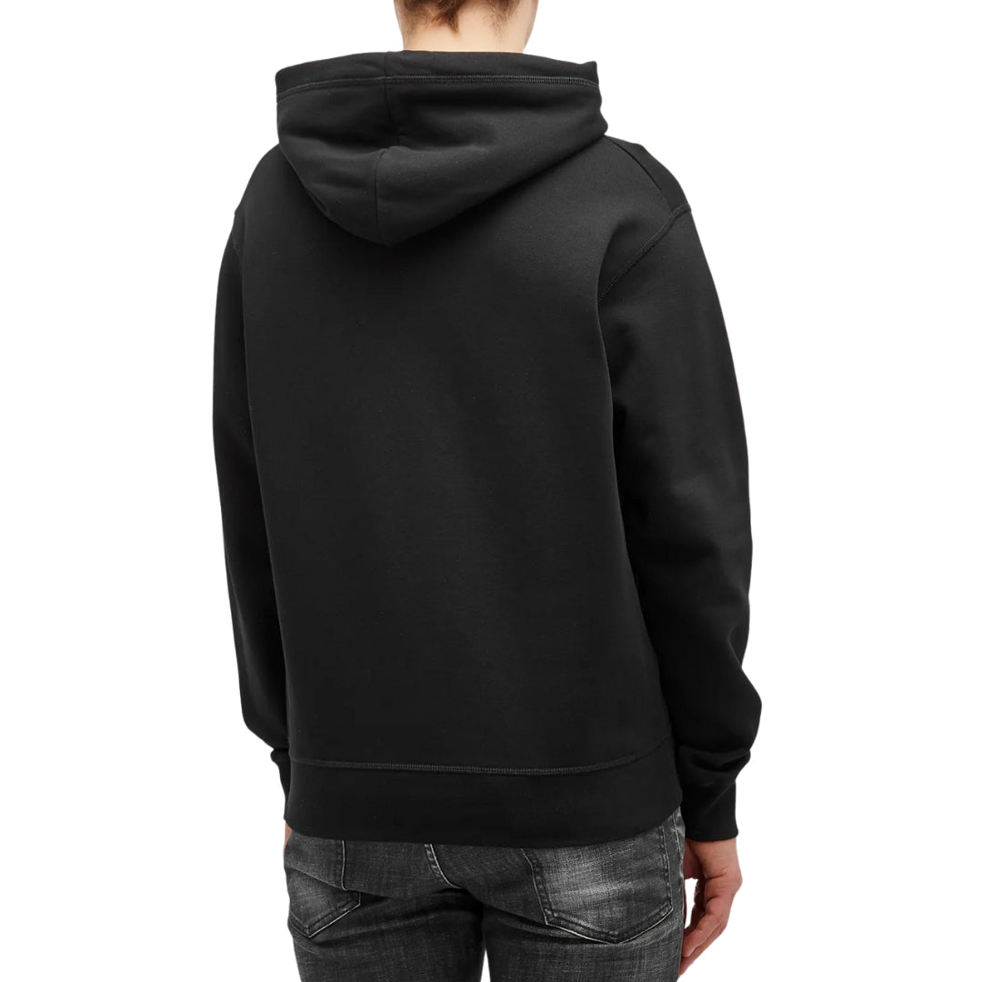 Dsquared2 Cool Fit Hoodie Black White Print S