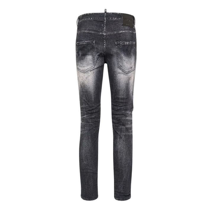 Dsquared2 Black Jet Set Wash Skater Jeans W32