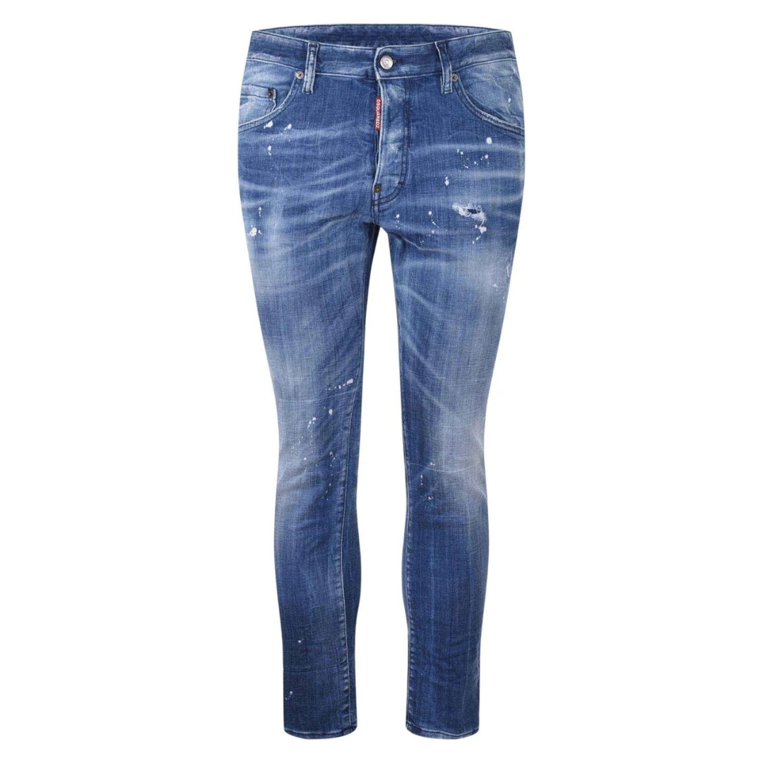 Dsquared2 Filo Wash Skater Jeans Navy Blue W26
