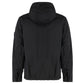 Stone Island, Supima Cotton Twill Stretch-TC Hooded Black Jacket