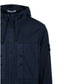 Stone Island, Supima Cotton Twill Stretch-TC Hooded Navy Jacket