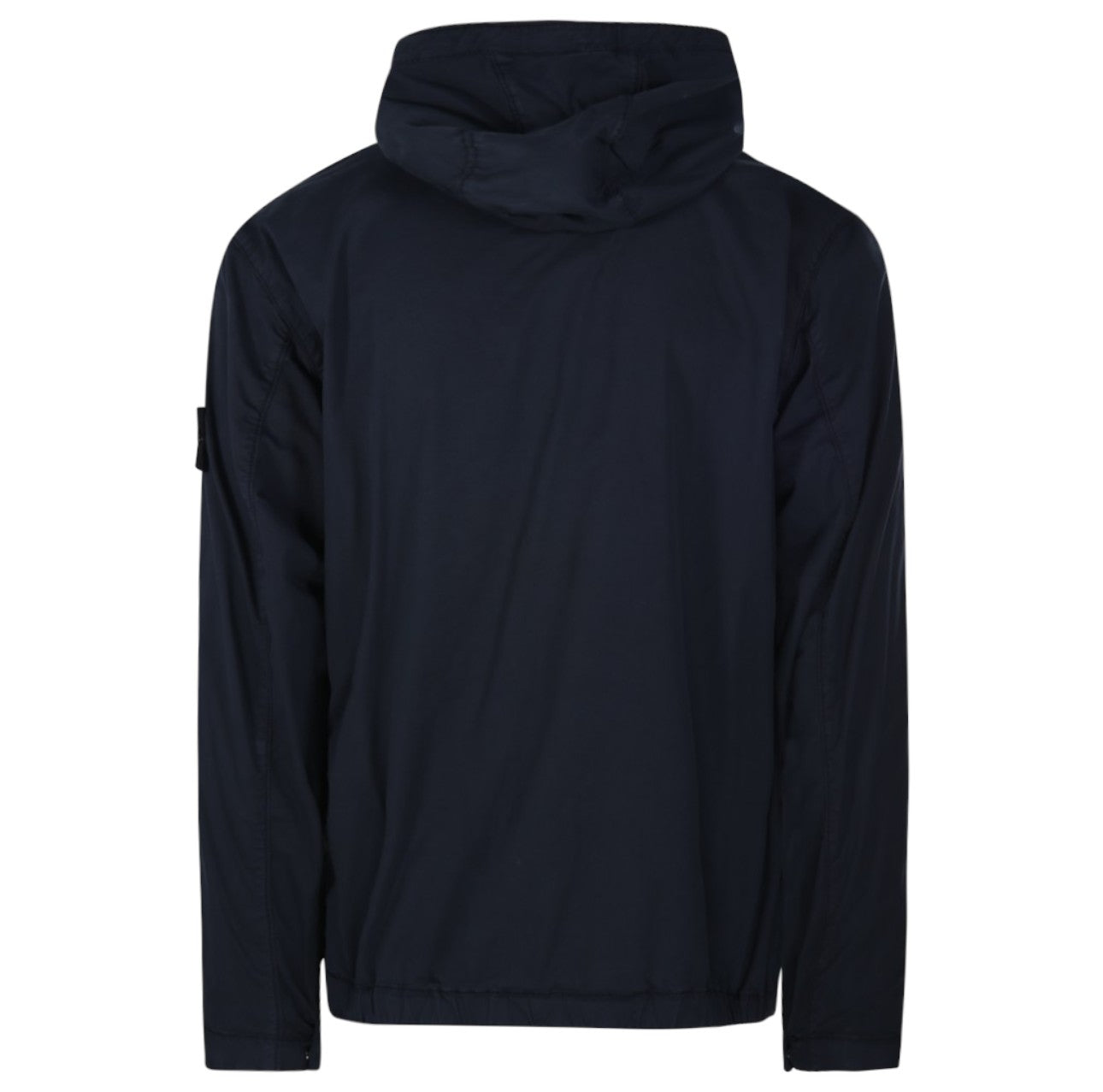 Stone Island, Supima Cotton Twill Stretch-TC Hooded Navy Jacket