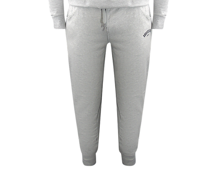 Aquascutum Aa_Ow04_St002 Oldchool Crewneck Grayel St002 Grey Creckneck And Track Pants Set Male - Style Centre Wholesale