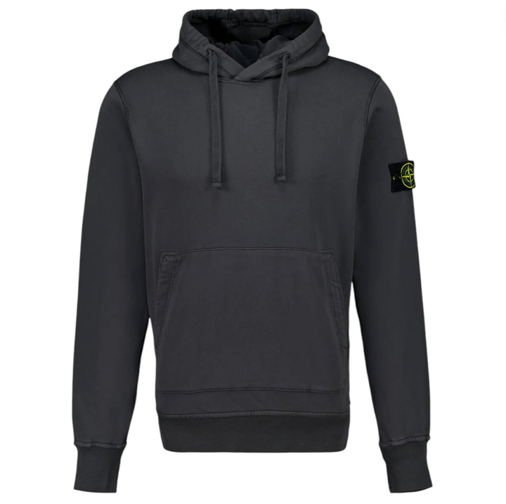 Stone Island Organic Hoodie Lead Grey Hoodie