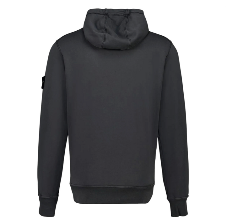 Stone Island Organic Hoodie Lead Grey Hoodie