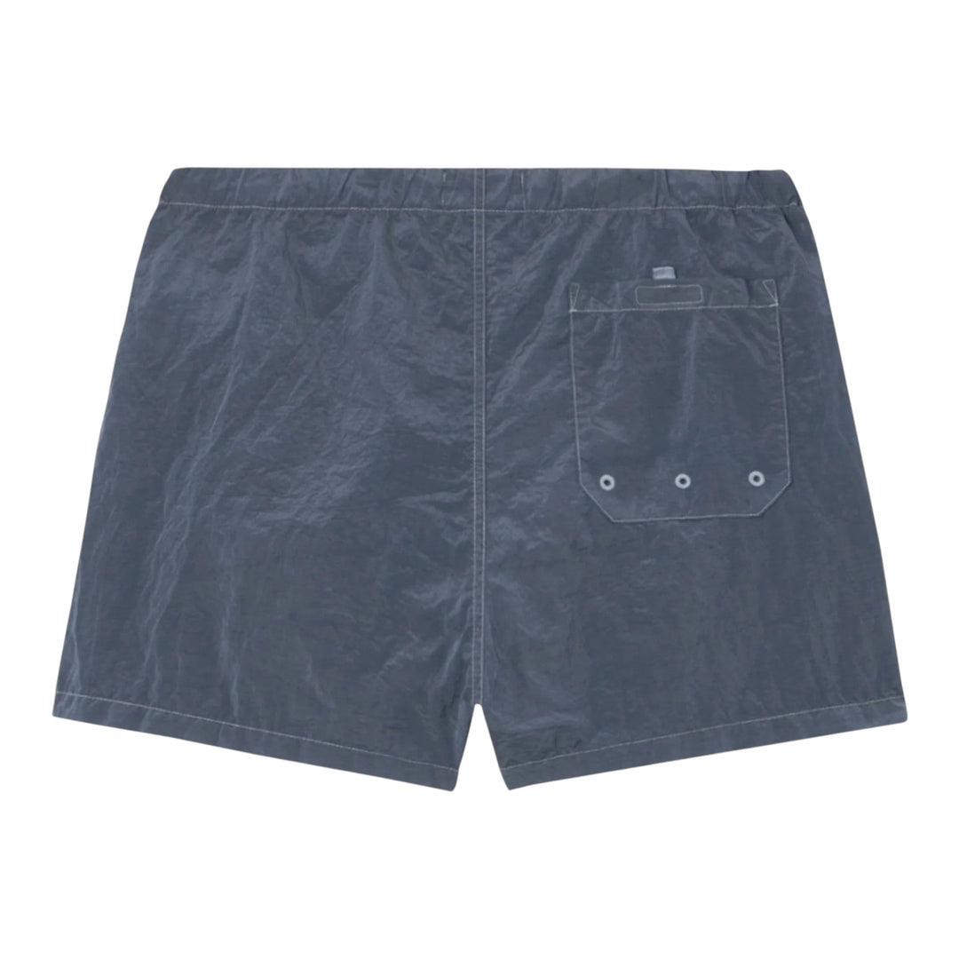 Stone Island Crinkled Nylon Slate Blue Swim Shorts
