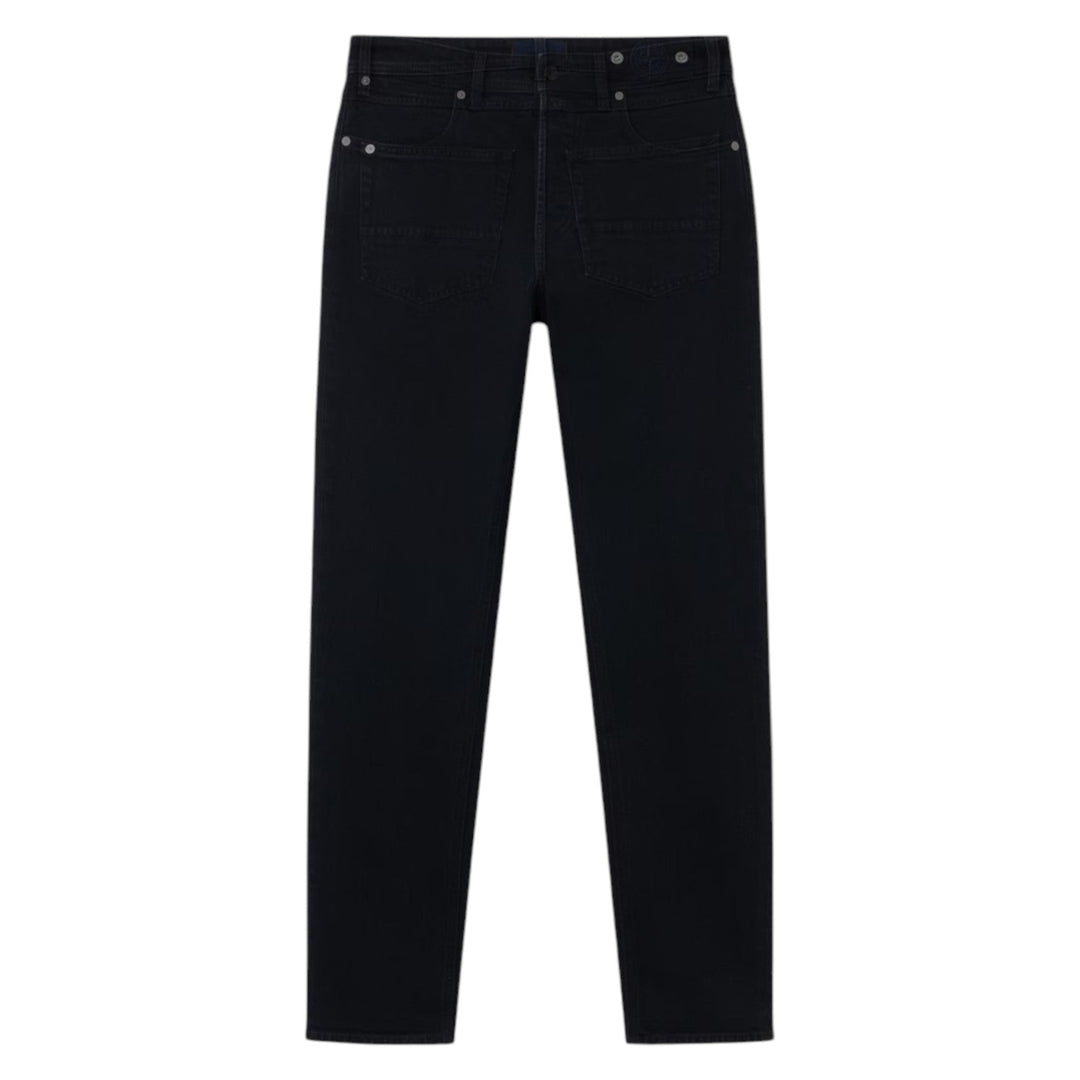Stone Island Stretch Black Denim Rinsed Slim Jeans