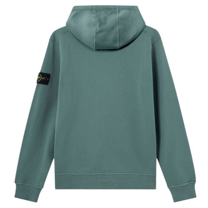 Stone Island Organic Cotton Ocean Green Hoodie