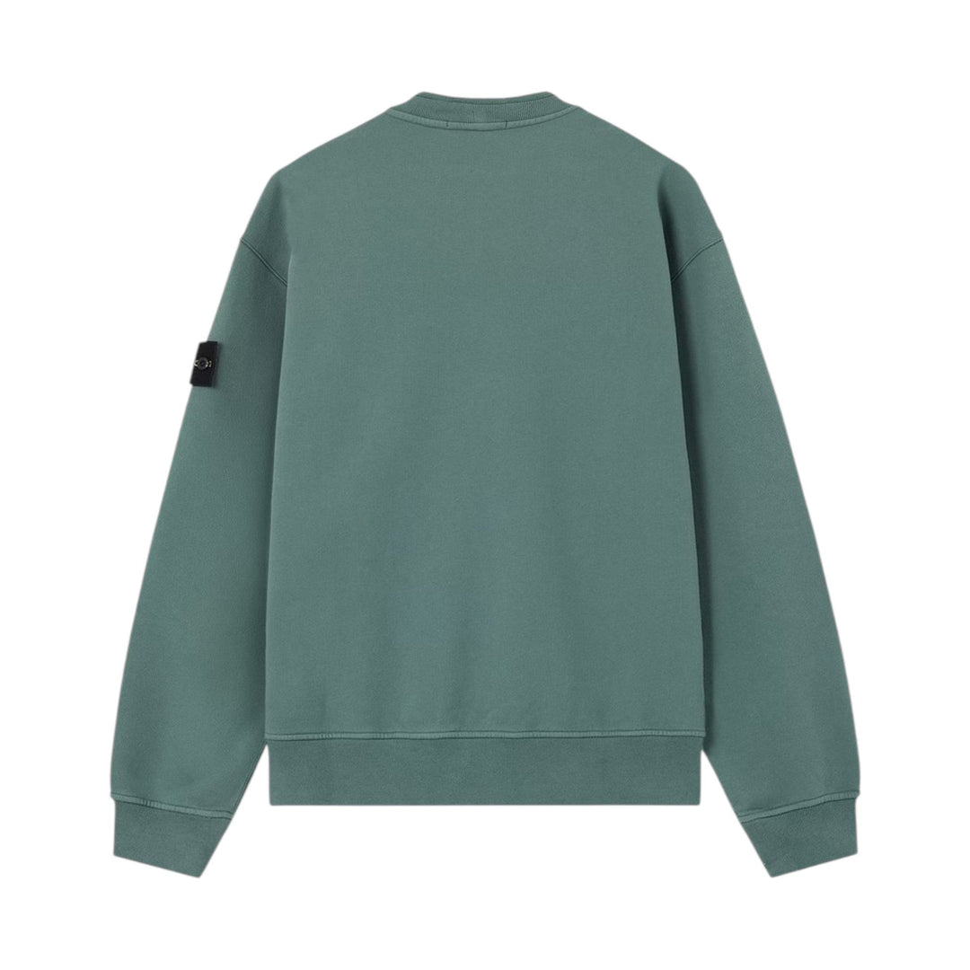 Stone Island Organic Cotton Green Sweatshirt