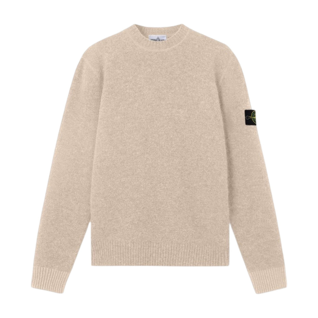 Stone Island Baby Alpaca Blend Biscuit Melange Sweatshirt