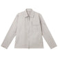 Stone Island Weatherproof Cotton Canvas Ghost Dust Grey Overshirt