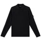 Stone Island Ghost Knit Long Sleeve Polo Shirt