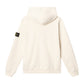 Stone Island Malfile Fleece 'Old' Effect Ivory Hoodie