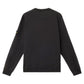 Stone Island Organic Cotton Fleece Black Sweatshirt