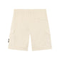 Stone Island Organic Stretch Cotton Satin Sand Shorts