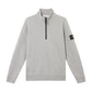 Stone Island 1/4 Zip Grey Sweatshirt