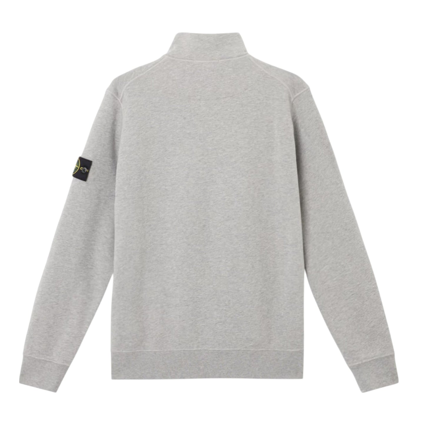 Stone Island 1/4 Zip Grey Sweatshirt