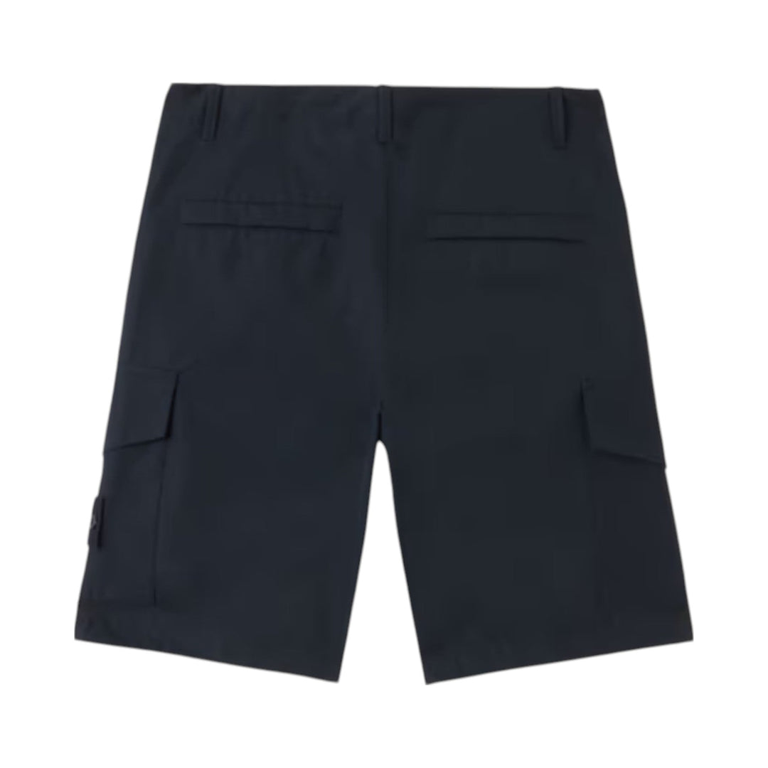 Stone Island Weatherproof Cotton Cargo Navy Ghost Shorts