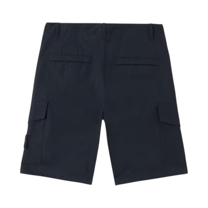 Stone Island Weatherproof Cotton Cargo Navy Ghost Shorts