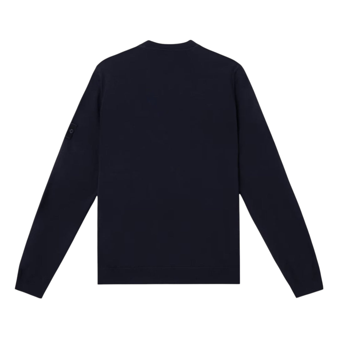Stone Island Light RWS Pure Wool Ghost Navy Sweatshirt