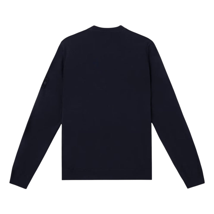 Stone Island Light RWS Pure Wool Ghost Navy Sweatshirt