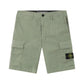 Stone Island Stretch Cotton Tela 'Paracadute' Sage Green Cargo Shorts