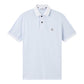 Stone Island Organic Cotton Elastane Pique Sky Blue Polo Shirt