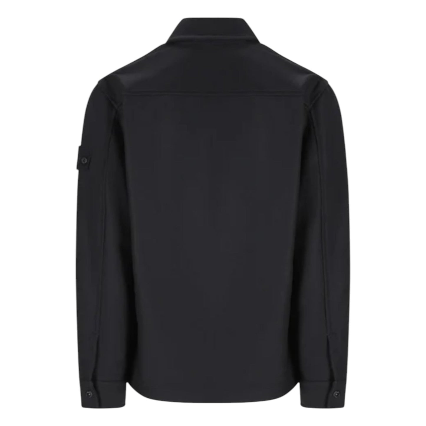 Stone Island Virgin Wool Ghost Black Overshirt
