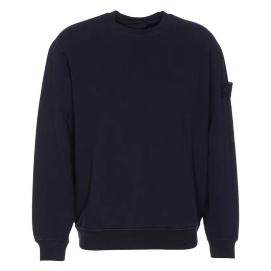 Stone Island Ghost Navy Cotton Sweatshirt