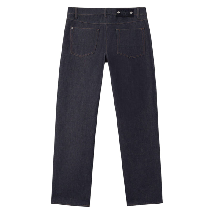 Stone Island Indigo Denim Raw Navy Jeans
