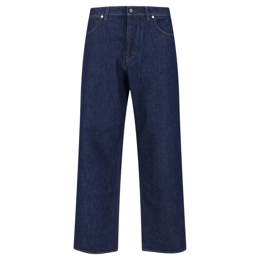 Stone Island Indigo Denim Straight Leg Navy Jeans