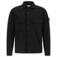 Stone Island Raw Cotton Black Overshirt