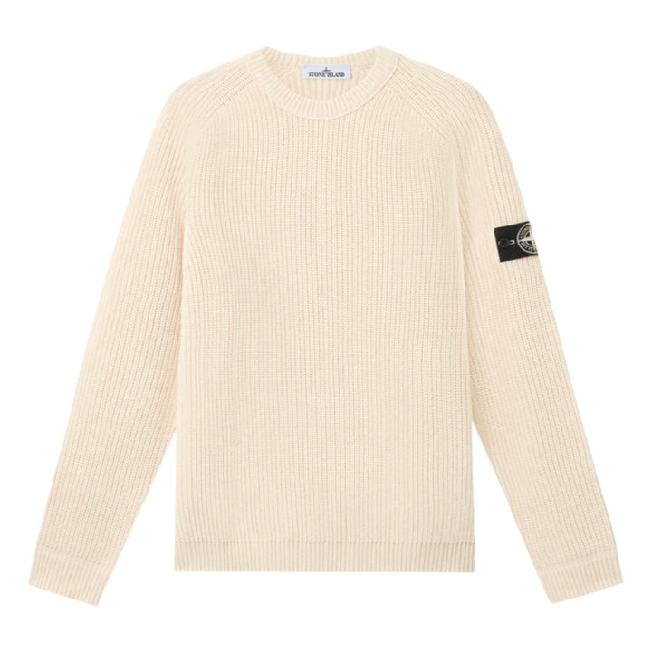 Stone Island Ribbed Fisherman Special Edition Beige Sweatshirt