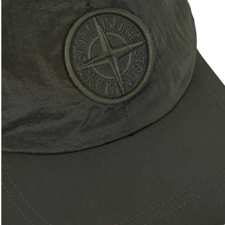 Stone Island Nylon Metal In Econyl Musk Green Cap