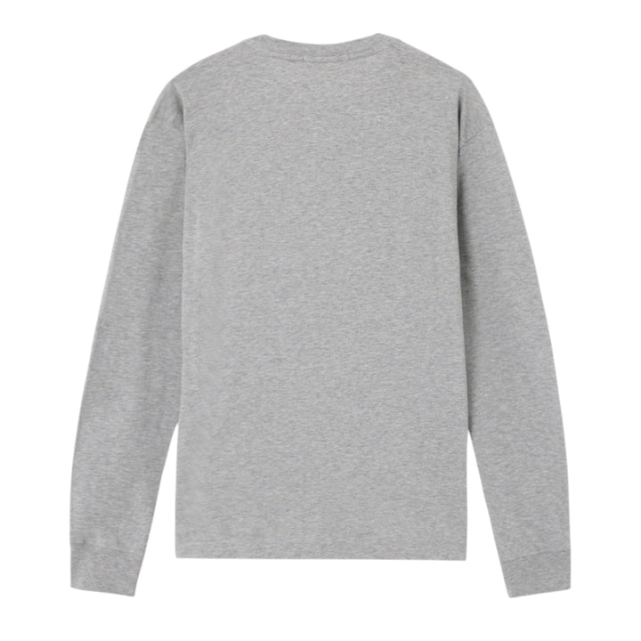 Stone Island Dust Grey 60/2 Cotton Long Sleeve T-shirt