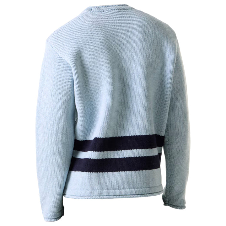 Stone Island Marina Crewneck Knit Blue Sweatshirt