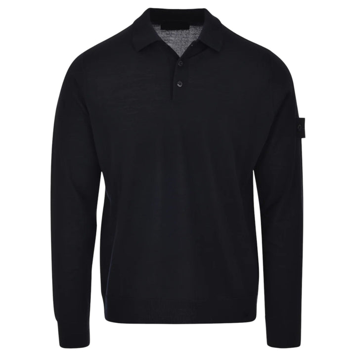 Stone Island Pure Light RWS Wool Ghost Navy Sweatshirt