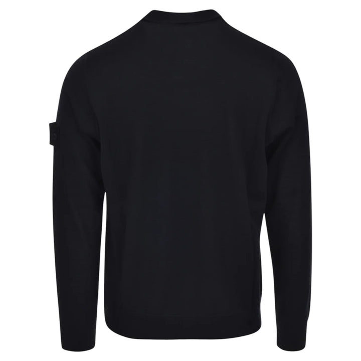 Stone Island Pure Light RWS Wool Ghost Navy Sweatshirt
